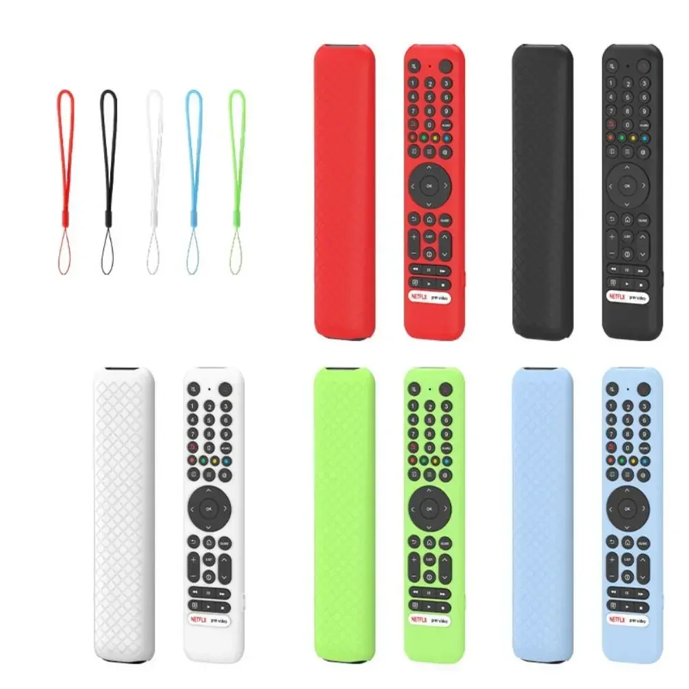 

Новый силиконовый защитный чехол, противоударный защитный чехол для пульта дистанционного управления со шнурком, мягкий чехол для TCL RC716/RC833