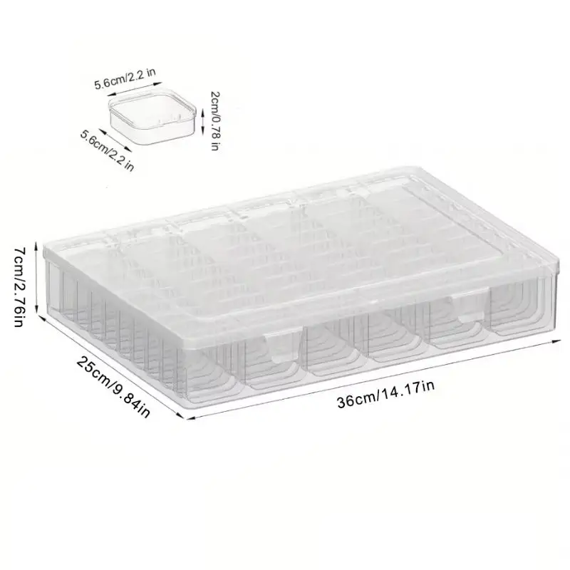 Bead Organizer Box 75pcs Bead Organizer Box Set Clear Large Capacity Small Bead Organizers And Storage Plastic Cases With Label