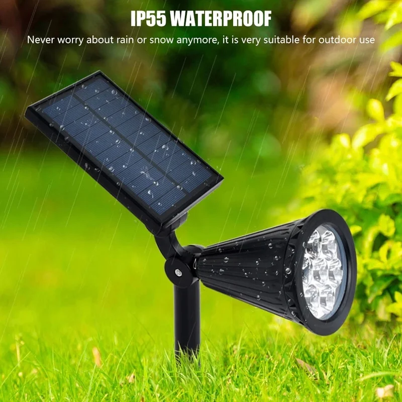 

LED Outdoor Solar Spotlight Solar Lawn Sidewalk Floor Light IP65 Waterproof Garden Garden Light Color Changing Light