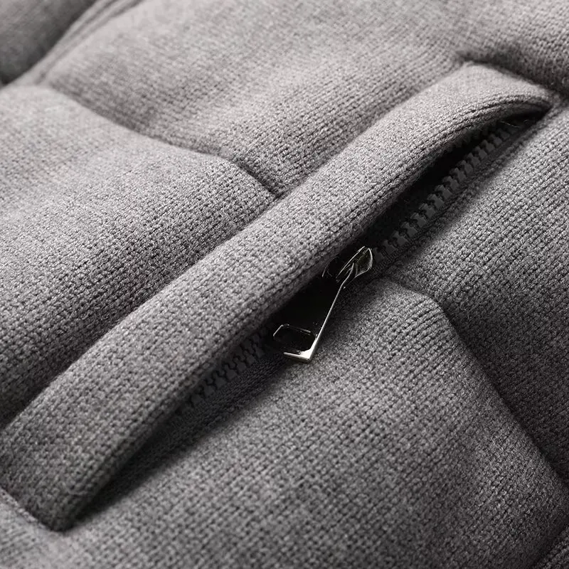   Vêtements pour femmes 2025 nouveau simple basique polyvalent col montant manteau de pain ample manteau en coton décontracté