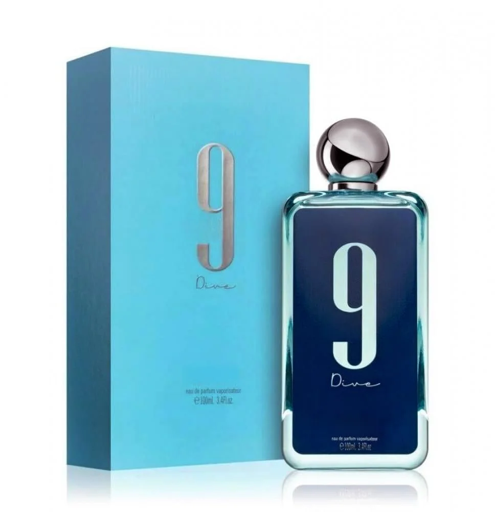 

Afnan 9AM Dive Perfume for Men & Women, Eau de Parfum Spray, Fresh Aquatic Scent 3.4oz