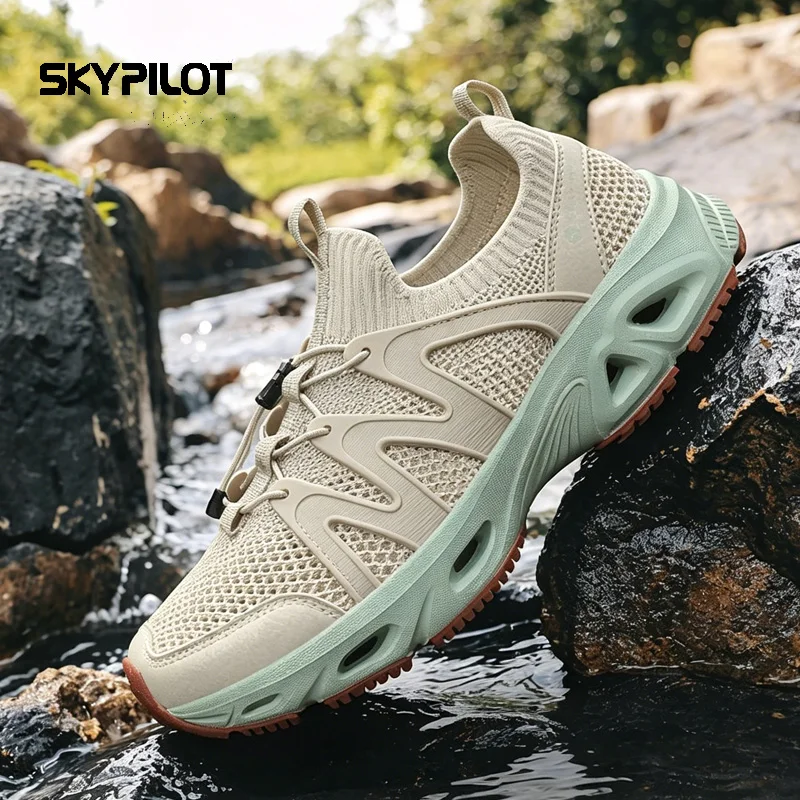 Skypilot Upstream Shoes men Aqua Shoes Outdoor hiking shoes Trekking Wading Breathable Mesh Quick drying women water Sneakers