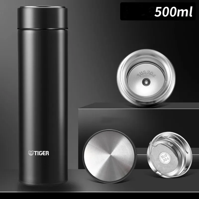 Tiger 304 stainless steel gift straight cup insulated cup outdoor business car portable tea making water cup