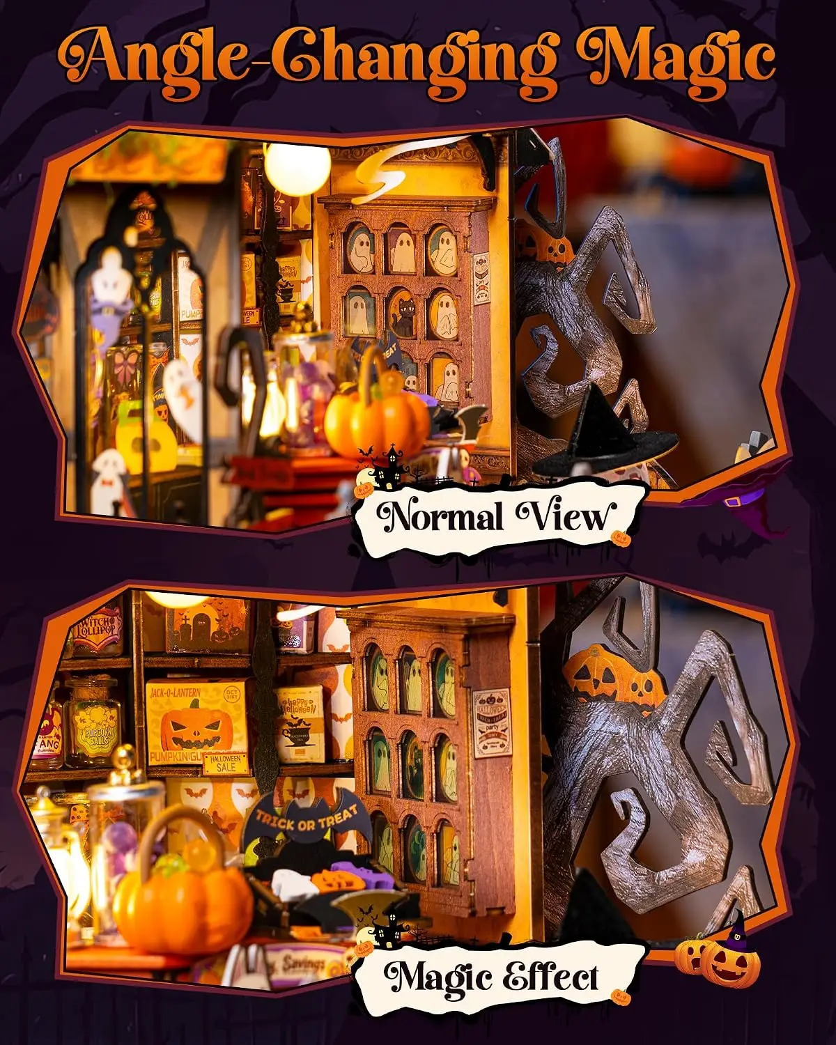 Rolife Haunted Candy House DIY Miniature Model Kit 4
