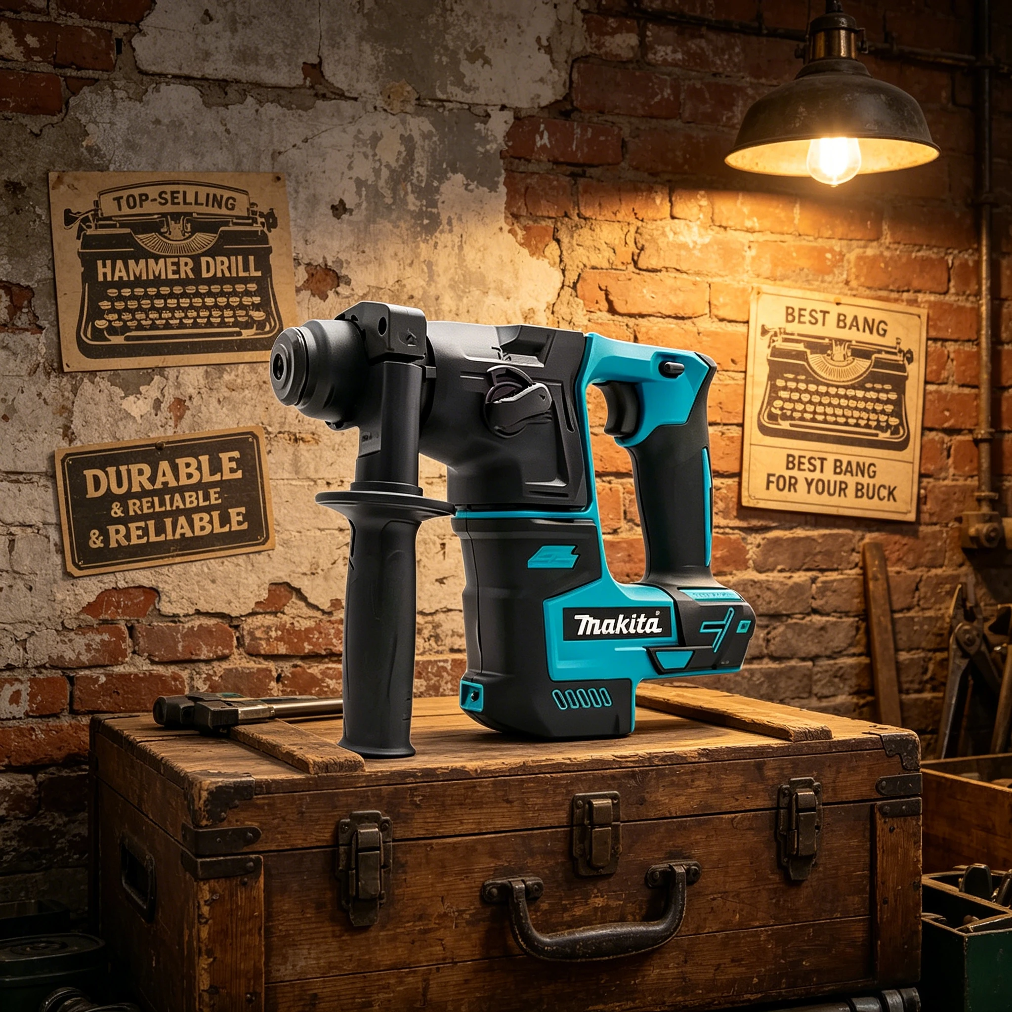 Makita HR140D Cordless Brushless Rotary Hammer Drill 18V, Multifunctional Electric Hammer for Drilling, Tool Only view 6