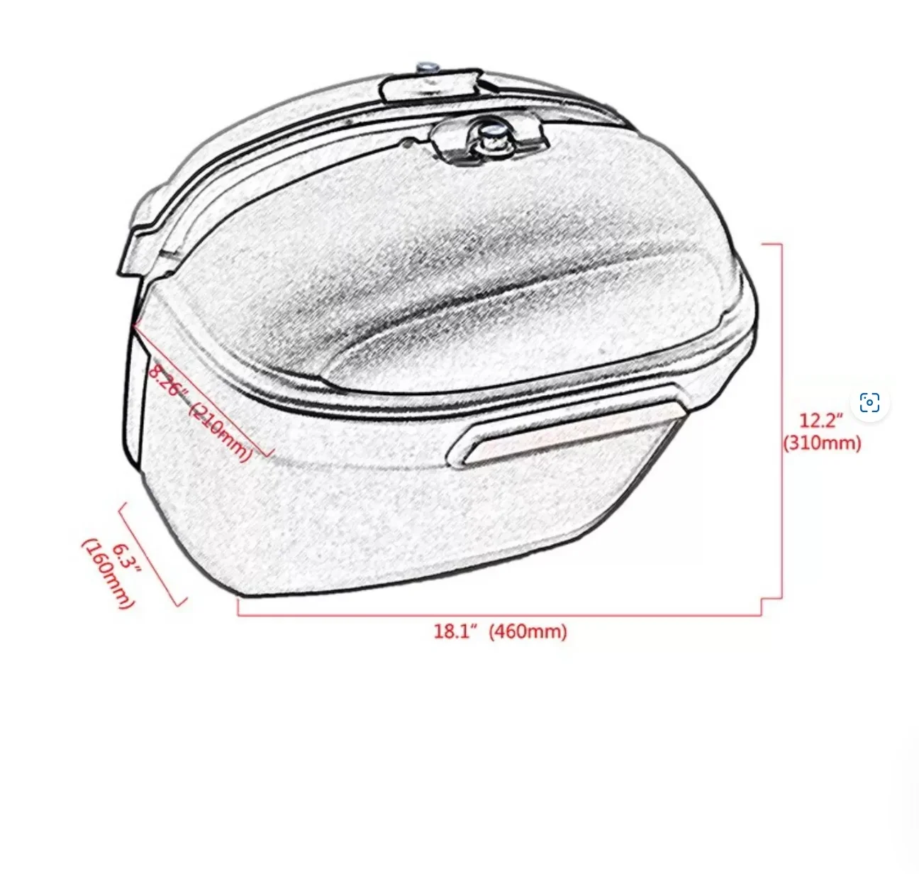 QJMOTOR SRV 300 motorcycle side case lining, rear case with lock, bracket, folding backrest accessories(Flash300)