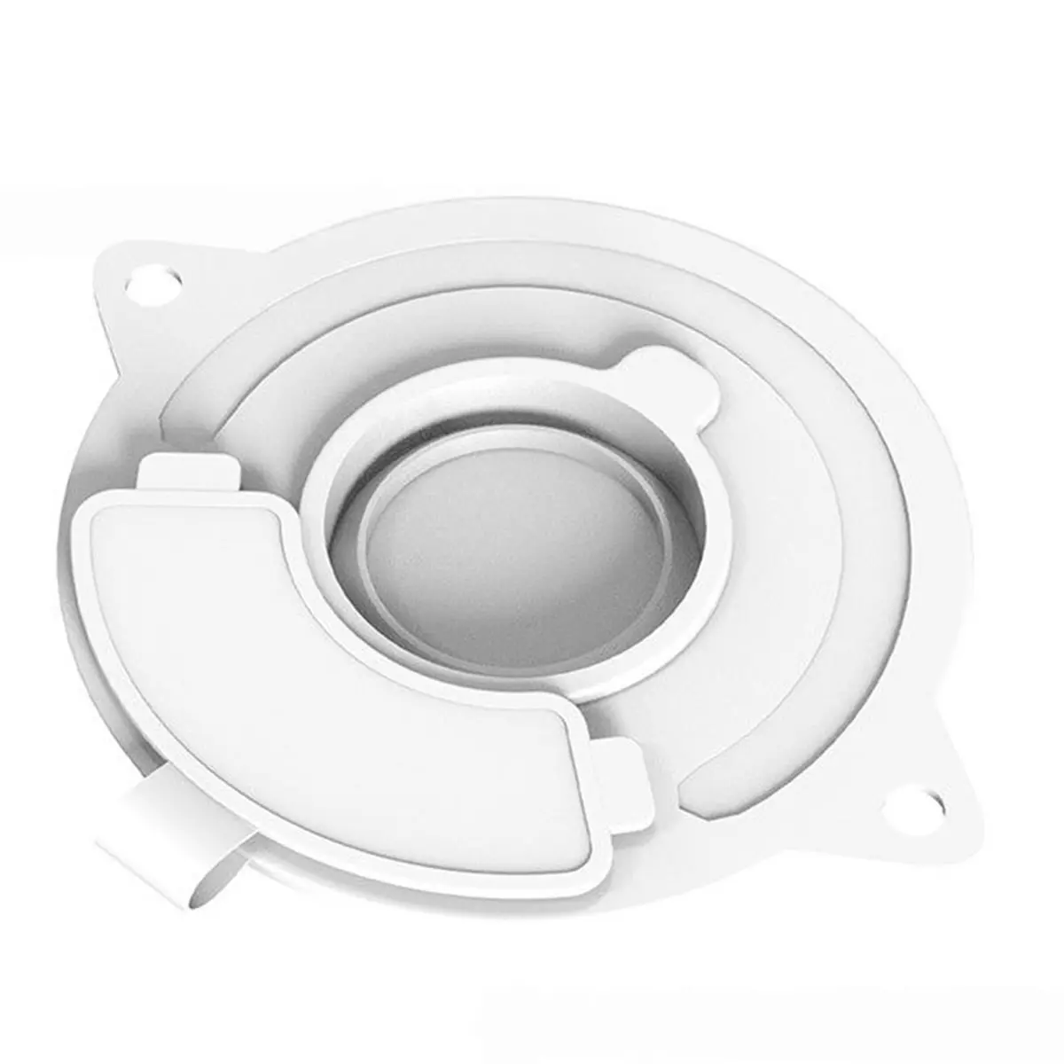 A1835U Aug. Silicone Mixers Bowl Cover for 4.5-5 Qt Tilt-Head Stand Mixer Bowl,Measuring Cup, Dishwasher Safe White