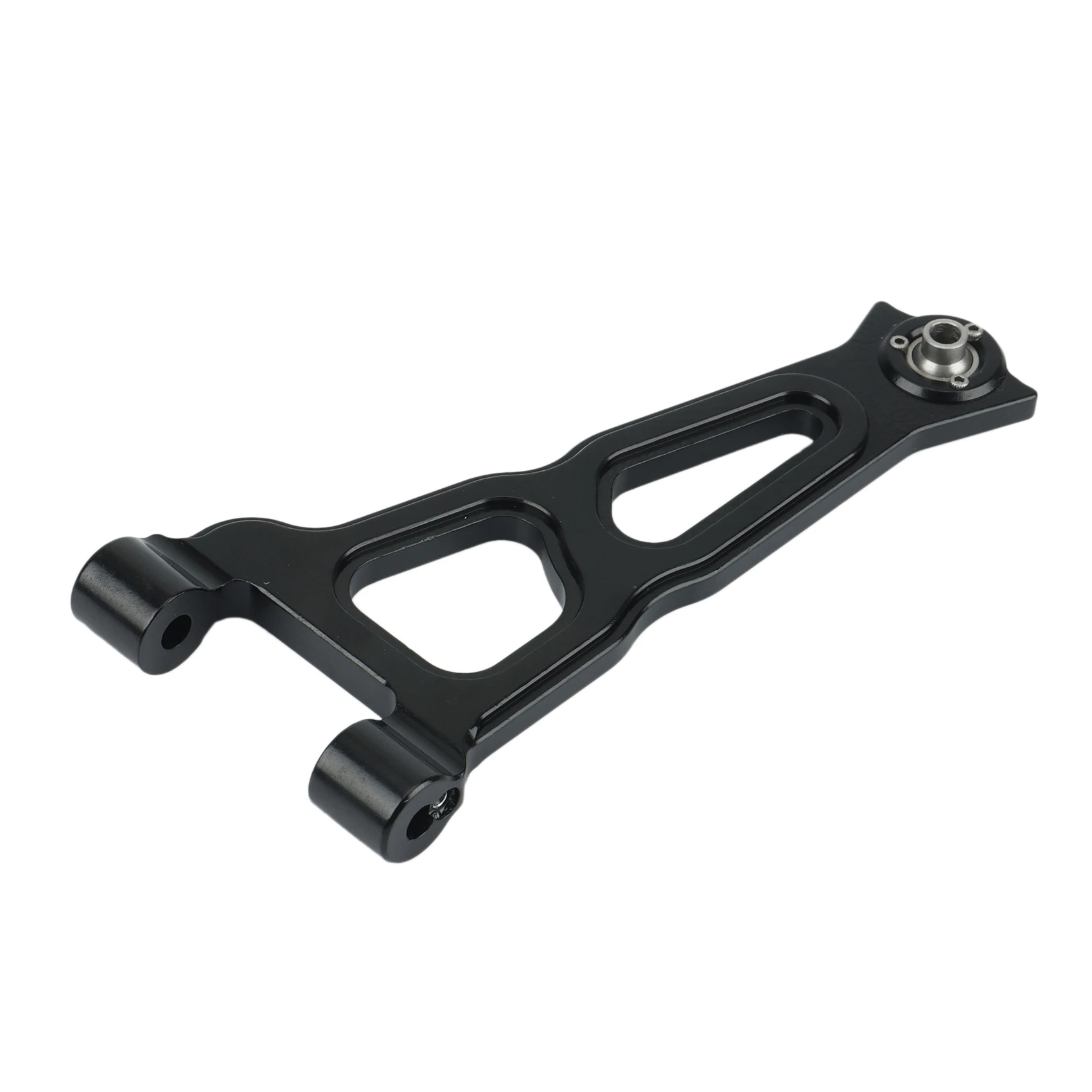 2 Stücke Metall Front Upper Suspension Arm für LOSI SUPER BAJA REY 1/6 Desert Truck RC Auto Upgrade Teile, Schwarz