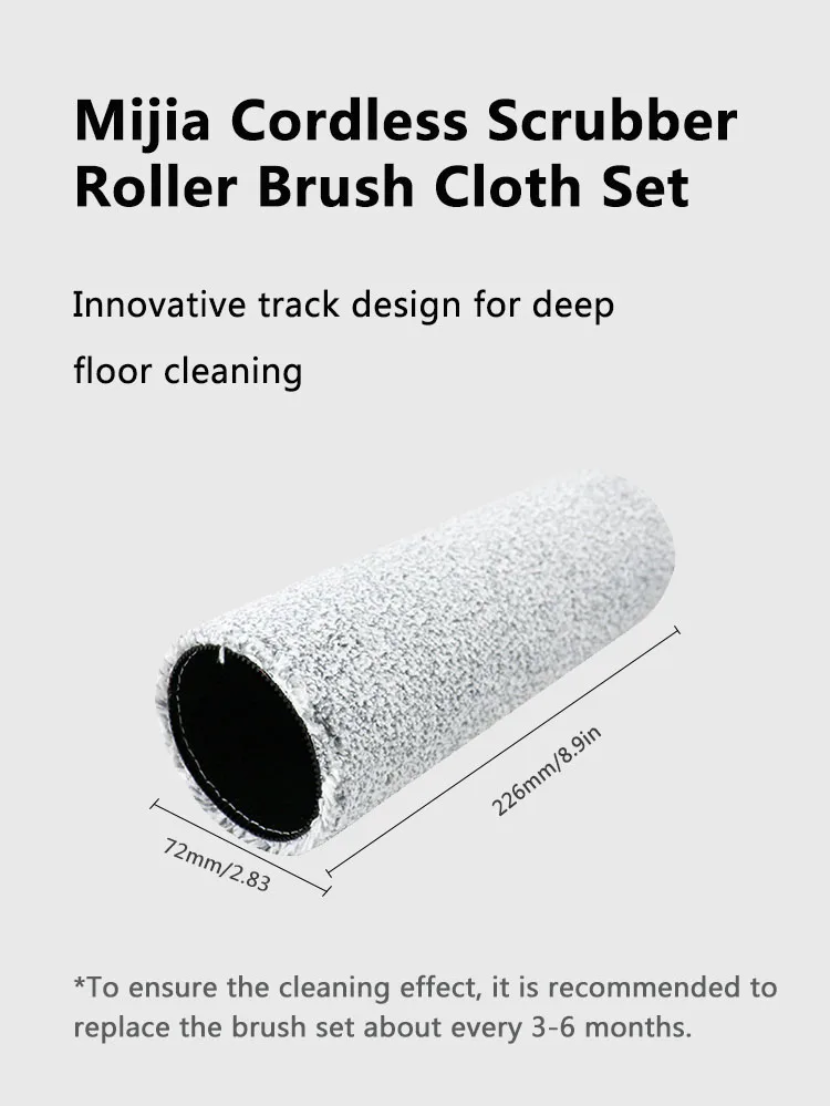 Per Xiaomi Norma Mijia B302CN / Shunzao H200 Z20 Z30 Wireless Scrubber Aspirapolvere Filtro Rullo Straccio Interni Parti di Ricambio