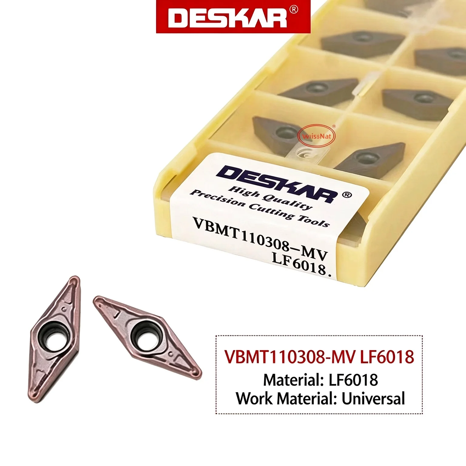 DSK VBMT110304 VBMT110308 VBMT160404 VBMT160408 LF6018 LF6118 Carbide Insert VBMT Inserts