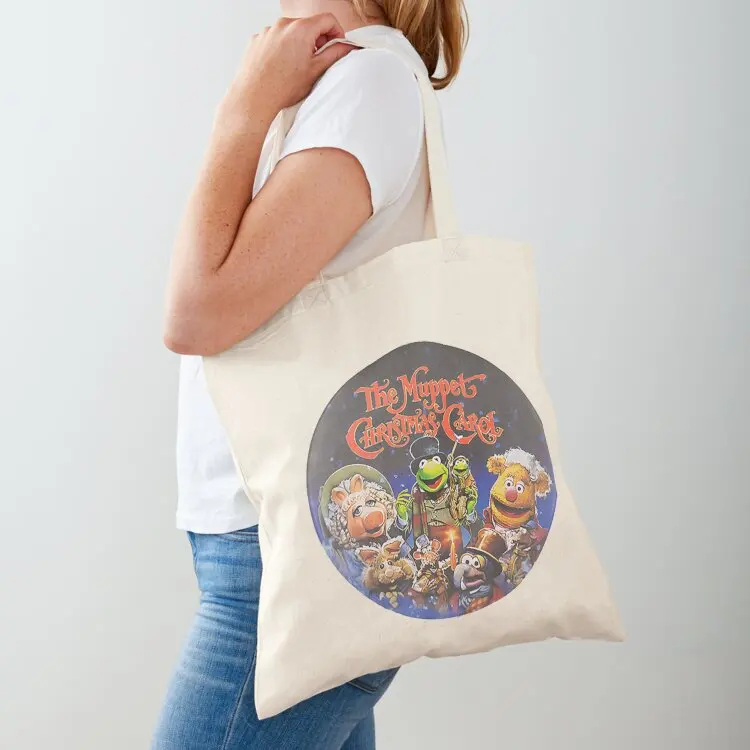 The muppet christmas carol Tote Bag reusable shopping bag Women's beach bags women bag