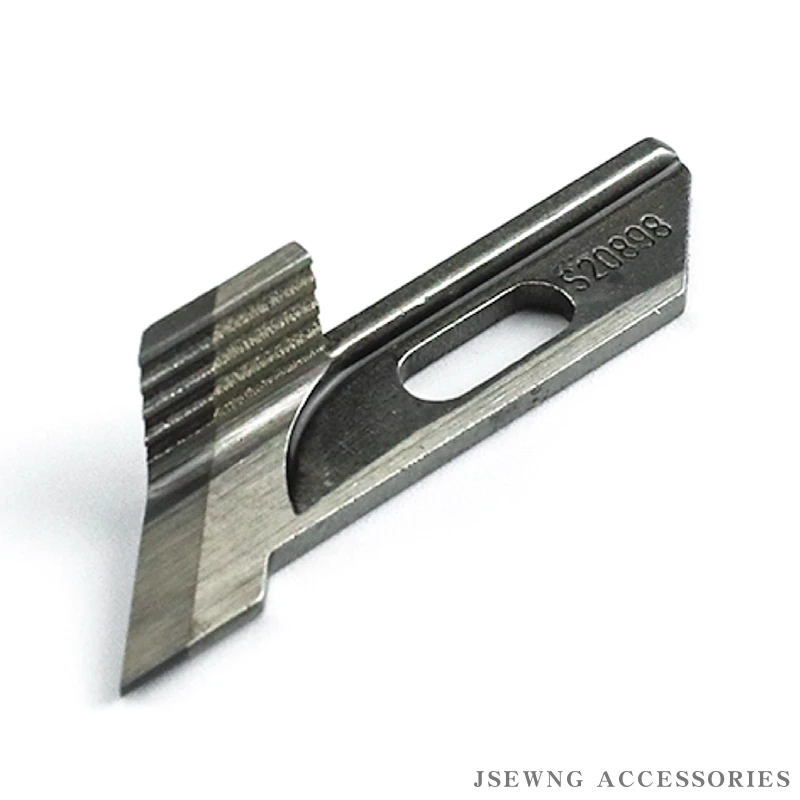سكين علوي بزاوية S20898101 لأخيه MA4-C31، -V61، EF4-N11، -N21، -V41A، -V51، V72، V82، V92 شفرة ماكينات الخياطة الأوفرلوك #2