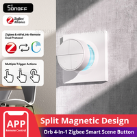 SONOFF Orb 4-In-1 Fusion Series SNZB-01M Zigbee Smart Scene Button One-Touch Scene Trigger Zigbee & eWeLink Remote Dual Protocol