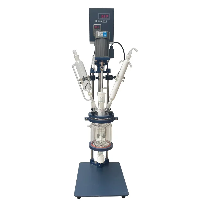 Official Direct Operation Mini Lab Bioreactor Glass Reactor for Sale with CE Certificate