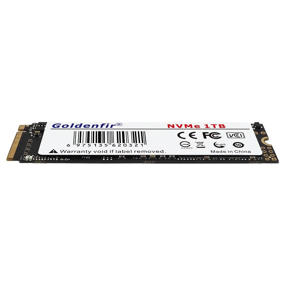 Goldenfir ssd nvme3.0 256gb m.2 pcie 128gb 512gb 1tソリッドステートディスク2280内蔵ハードドライブラップトップ用デスクトップtlc/qlc