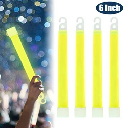 6 Inch Survival Kit Military Glow Light Sticks Walking Camping SOS Gear Outdoor Military Equipment Concert Party Light Stick
