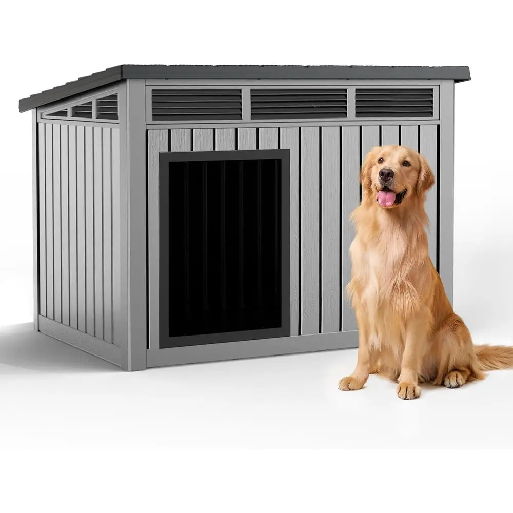 

All-Weather Insulated Dog House for Large Outdoor Dogs with Premium Comfort and Protection