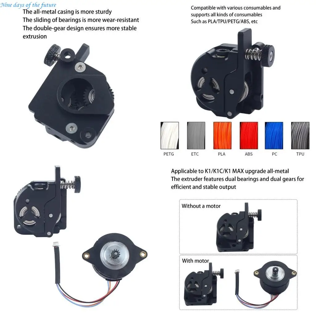 

Точный экструдер с высоким питанием для K1C K1Max Printers Metal Construction E65A