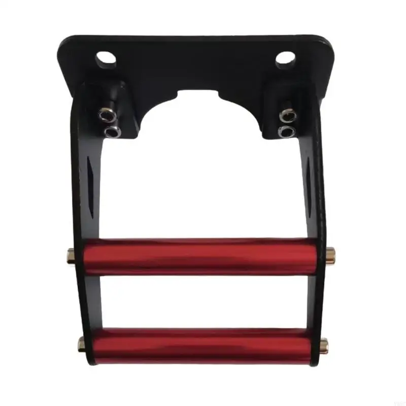 Scooter Rear Foot Support for Electric Scooter Replacement Metal Handle Bar Rear Bracket Weatherproof Enhances Control