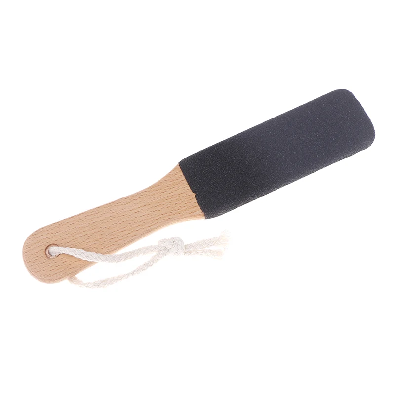 1PCS Professional Pedicure Rasp Tool For Dead Skin Crack Heels Beech Wood Foot File Rasp Callus Remover Foot Scrubber