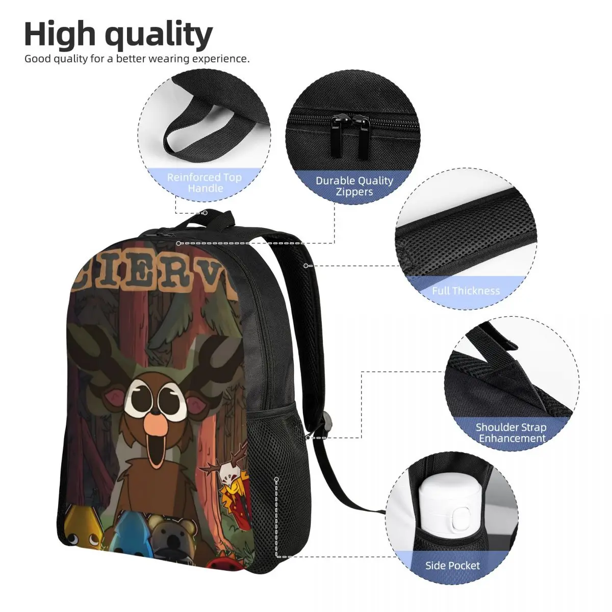 Kid's 99 Nights In The Forests Backpack Preschool Kindergarten Backpacks Bags for Boys and Girls