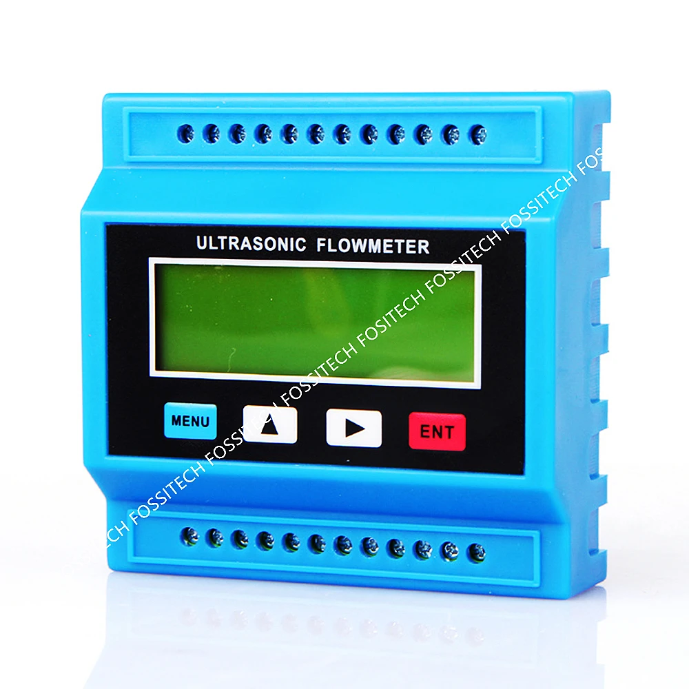 TUF-2000M DN50-700 Digital Ultrasonic Flowmeter Module With TM-1 Sensor Indicator Counter Water Flow Meter