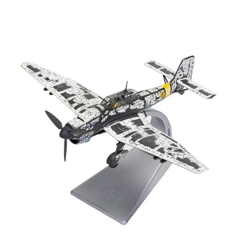 Diecast 1:72 Scale  AA32519 Ju87 Stuka warplane Alloy Finished Simulation Model Static Decoration Souvenir Gift For Adult Boy