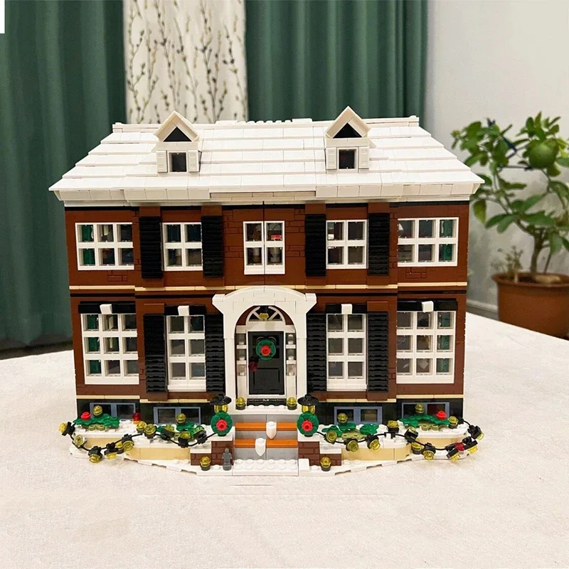 مجموعة إضاءة Led لـ 21330s Kevin Home Alone House مع أفكار خفيفة للهندسة المعمارية تجميع لعبة LED ذاتية الصنع