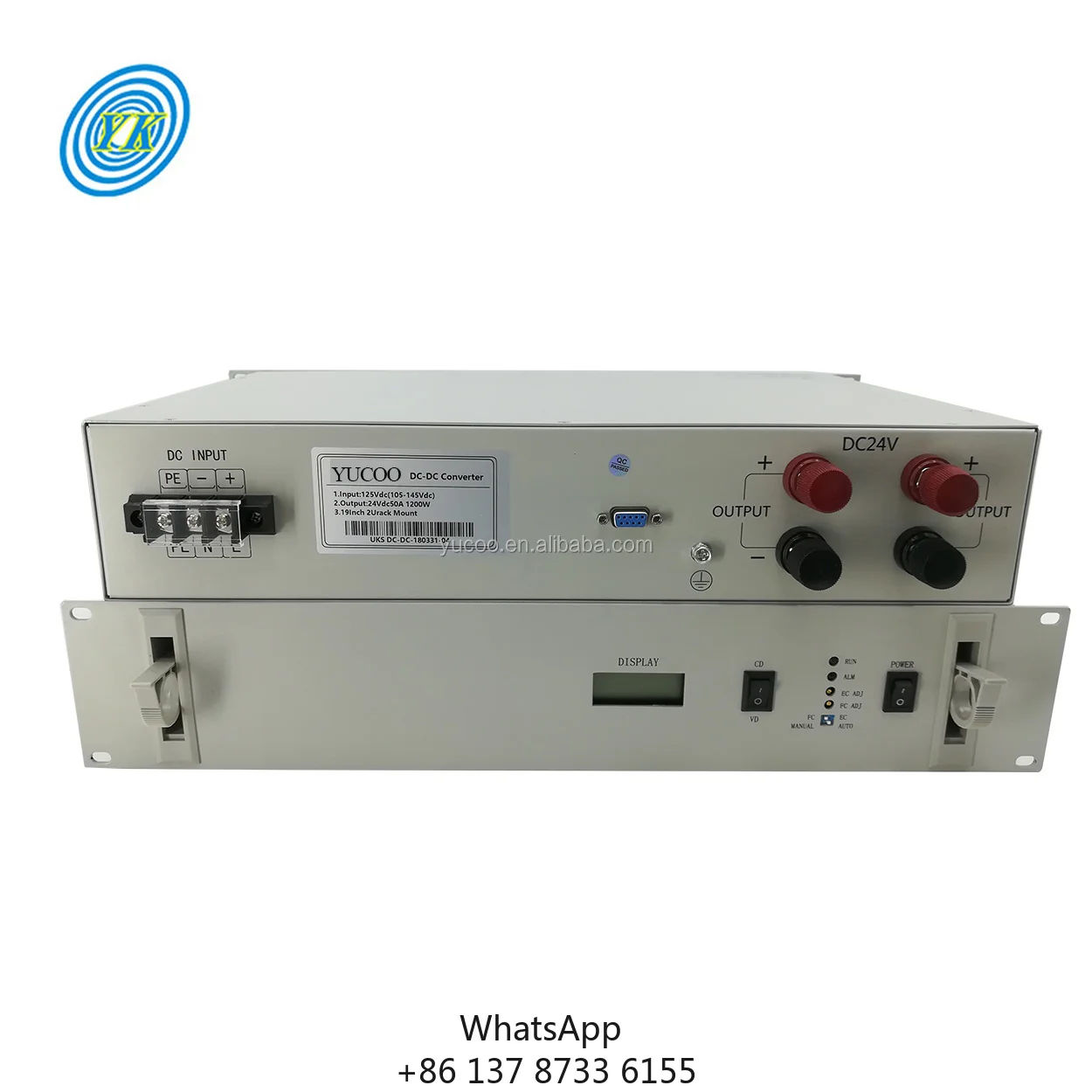 19 Inch Rack Mount Dc Converter 220vdc To 48vdc With Short Circuit Protection