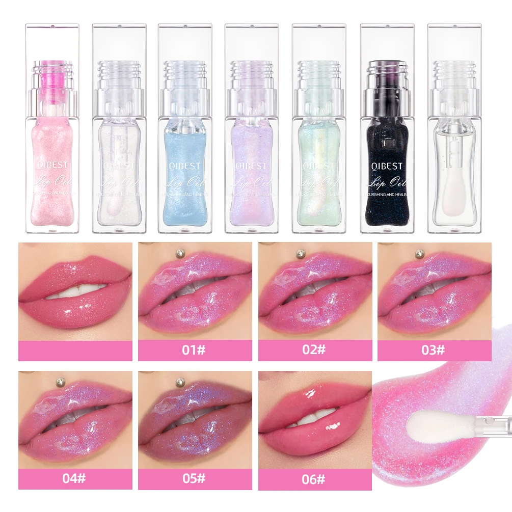 

1pc Temperature Color Change Lip Oil Lipgloss Moisturizing Lasting Pink Clear Lip Glaze Pearlescent Lipgloss Makeup New