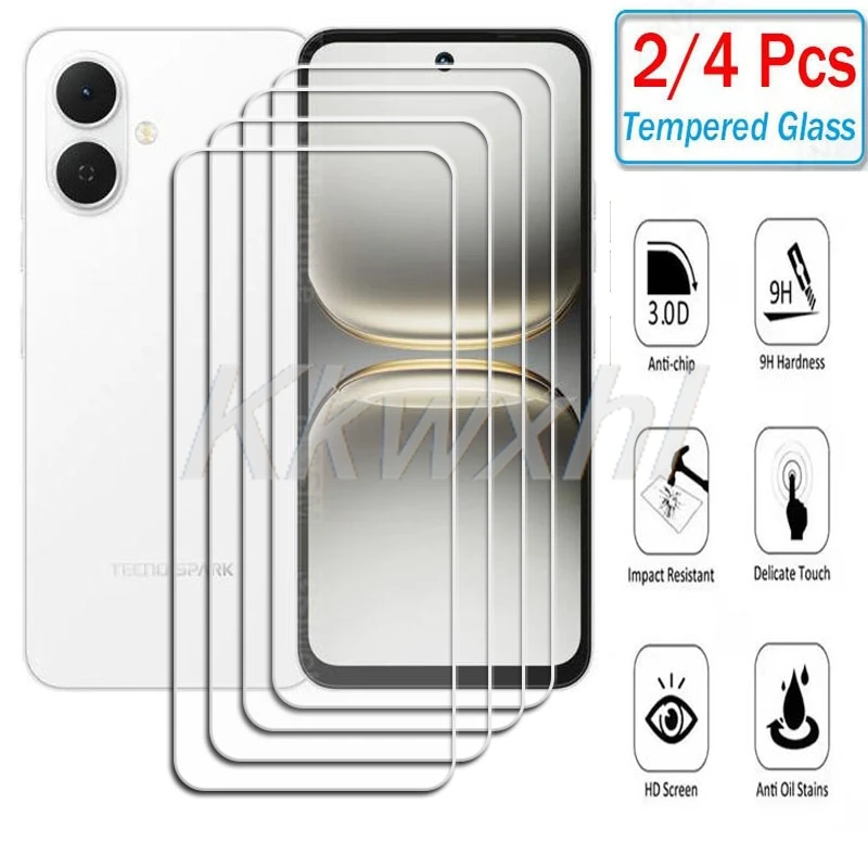 2-4PCS 9H Hd Temper… - image