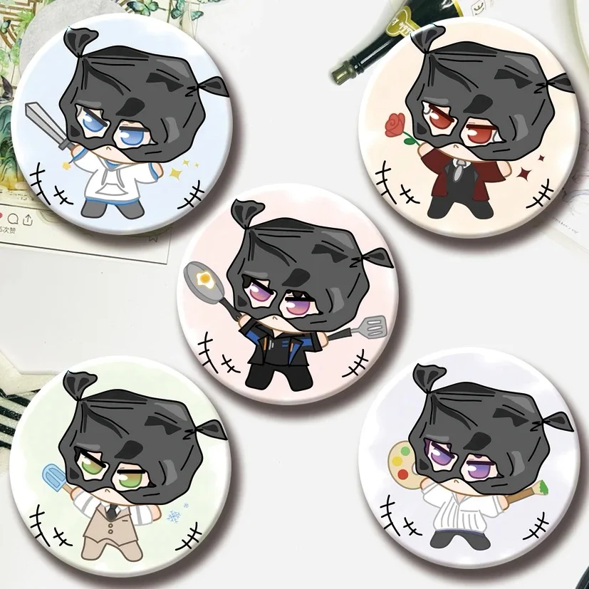 

Любовь и глубокое пространство косплей бар ребер Caleb Sylus Rafayel Xavier Zayne 58 мм жестяной значок