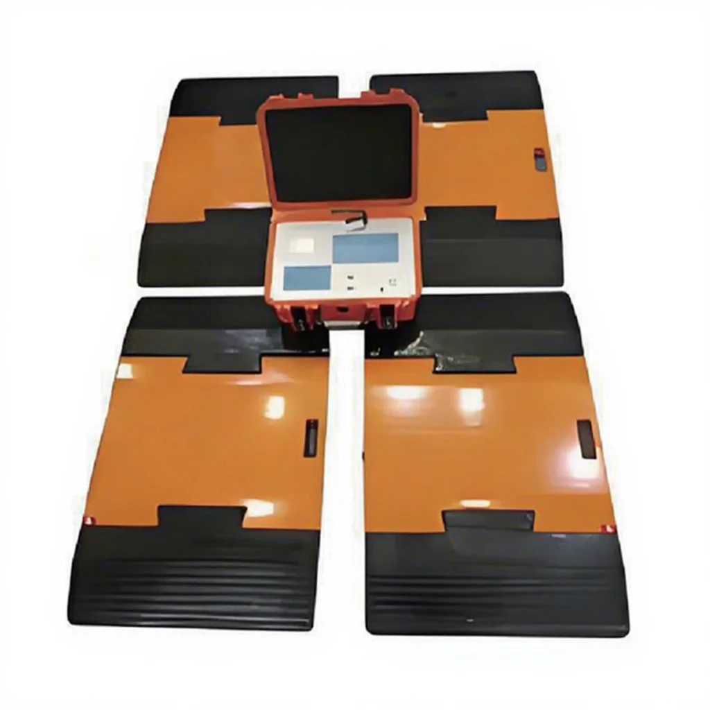 Factory Direct C3 Portable Axle Weighing Scales 5-30T Dynamic Truck Scales with Anti-Skid Lead Ramp  Customizable LCD Display