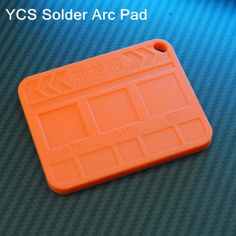 YCS Universal Insulation Tin-Plating Curved Pad for Mobile Phone Motherboard CPU IC BGA Soldering Heat Dissipation Mat Cushion