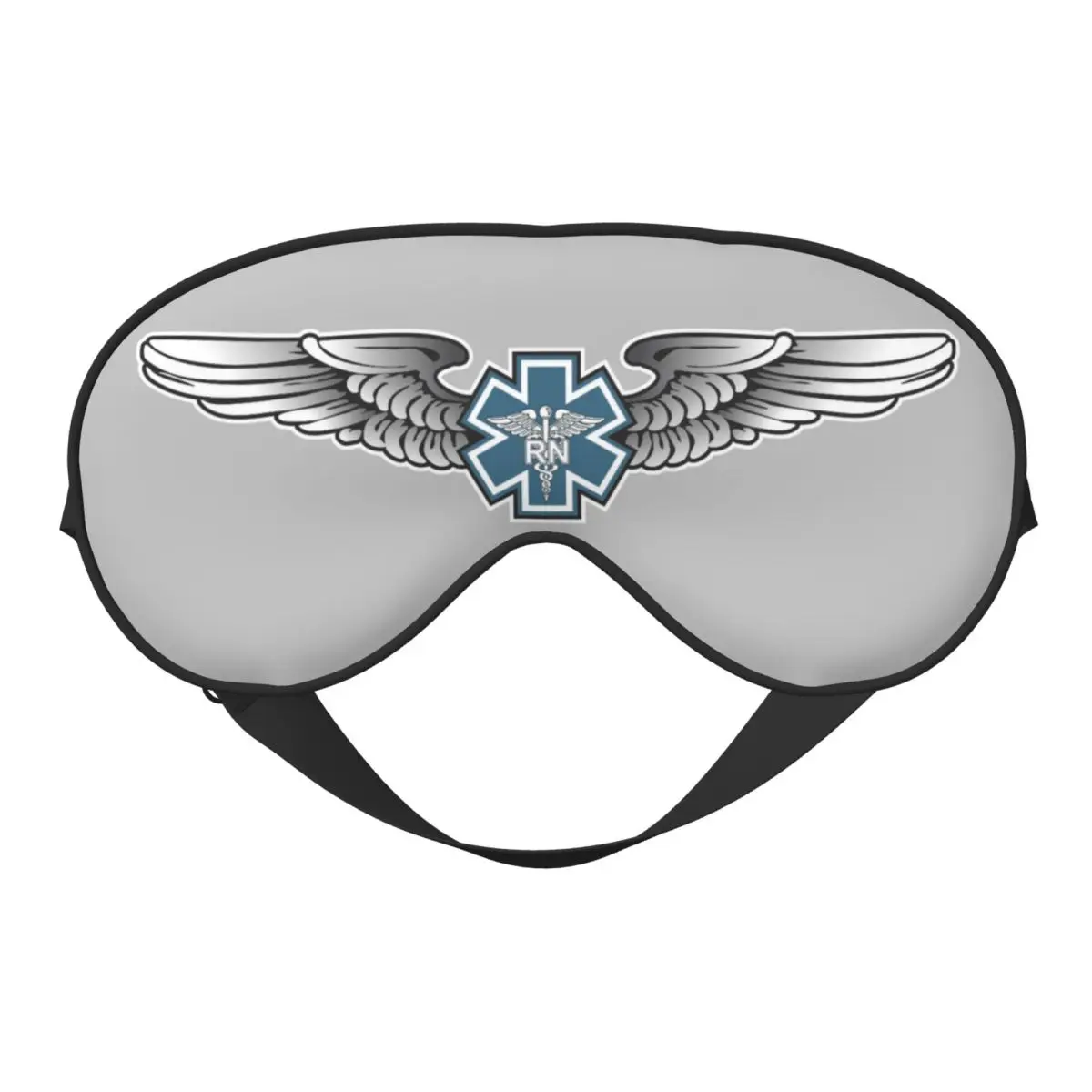 Patch oculaire créatif avec Logo étoile de vie personnalisé, emblème EMT, bandeau pour hommes et femmes, masque de sommeil de voyage, pause déjeuner, couverture pour les yeux