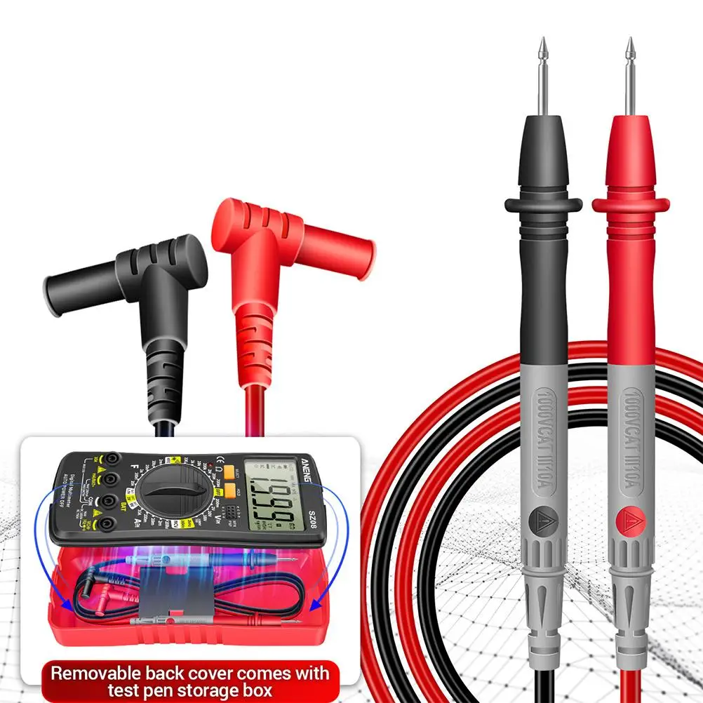 

Digital Multimeter Electrical Repair Tool Tester Voltmeter Rubber Continuity Multi Functional AC DC Voltage Current Diode