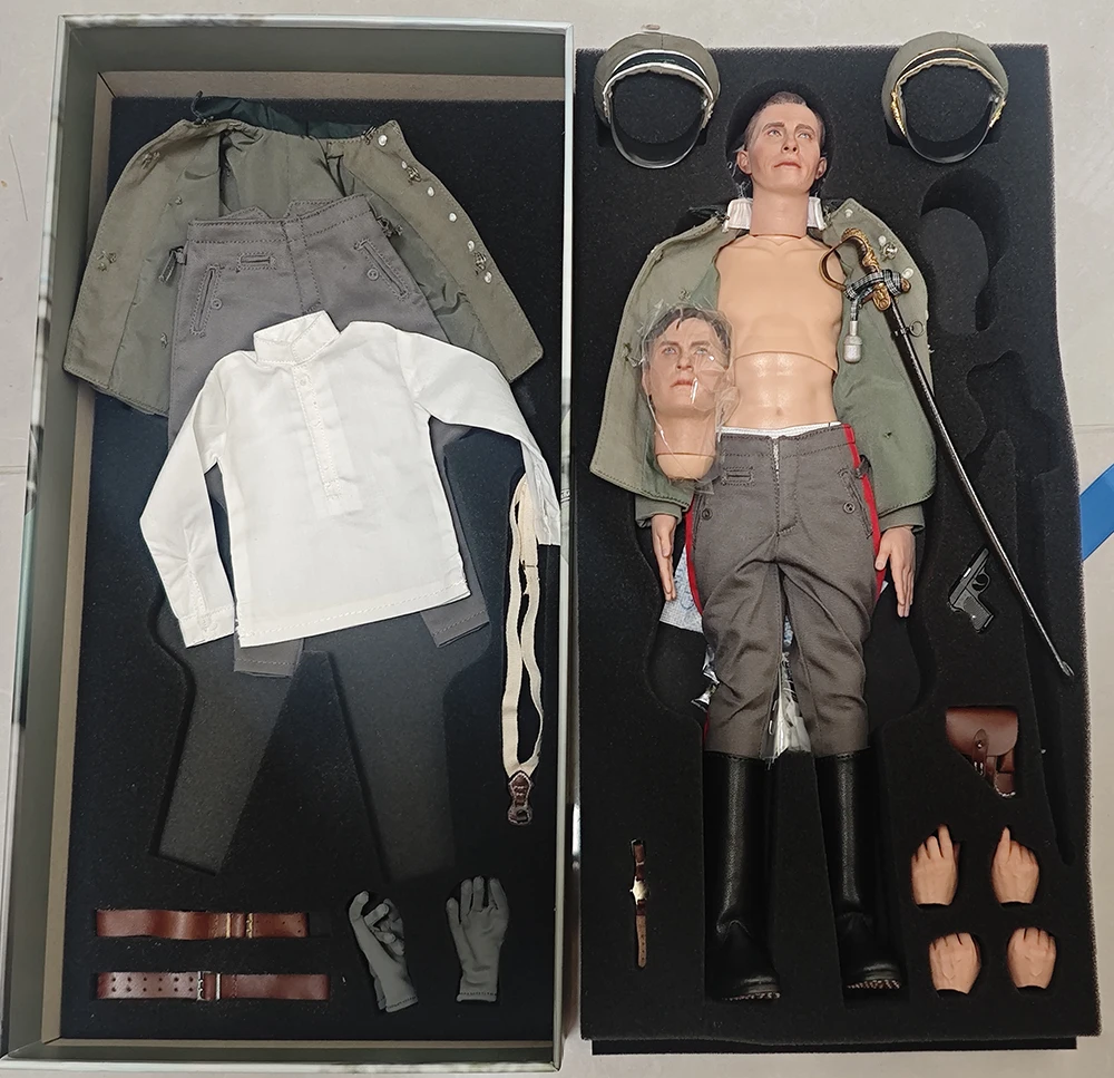 In Stock 1/6th DID D80194 with 2 Head Sculpt Carving Full Set Moveable Action Figure About 12