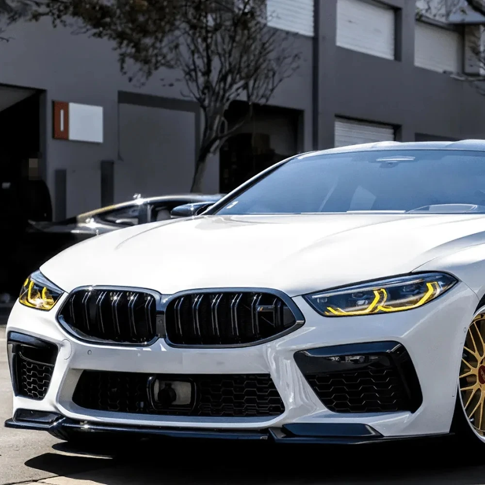 CSL Style Lemon Yellow DRL Daytime Running Lights For BMW F91 F92 F93 M8 G14 G15 G16 8Series 63119498647 63119498649 LED Chips