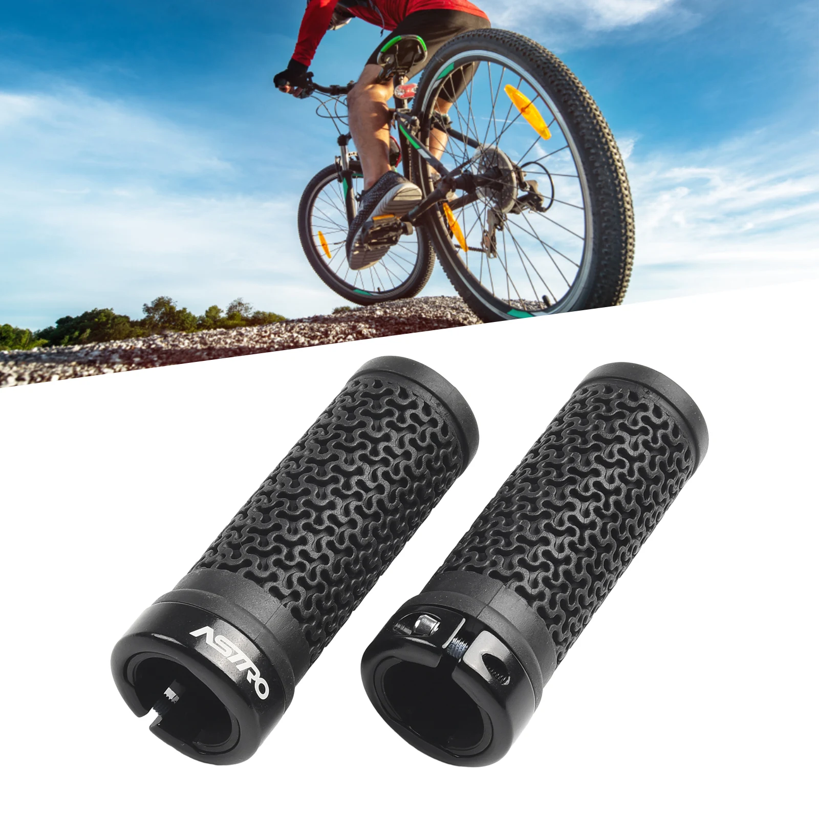 Fahrrad Lenker Grip Breite Palm Rest Lange/Kurze Shift Griff Griffe Heißer Verkauf 130/90mm Berg faltrad Grip Ersatz Par – Detail 1