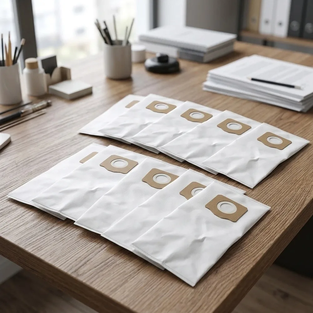 Disposable Vacuum Bags for EGO For POWER+ WDV0900 AVG0905 3.5L Volume Ultra for fine Filtration Non Woven Fabric Tear Resistant