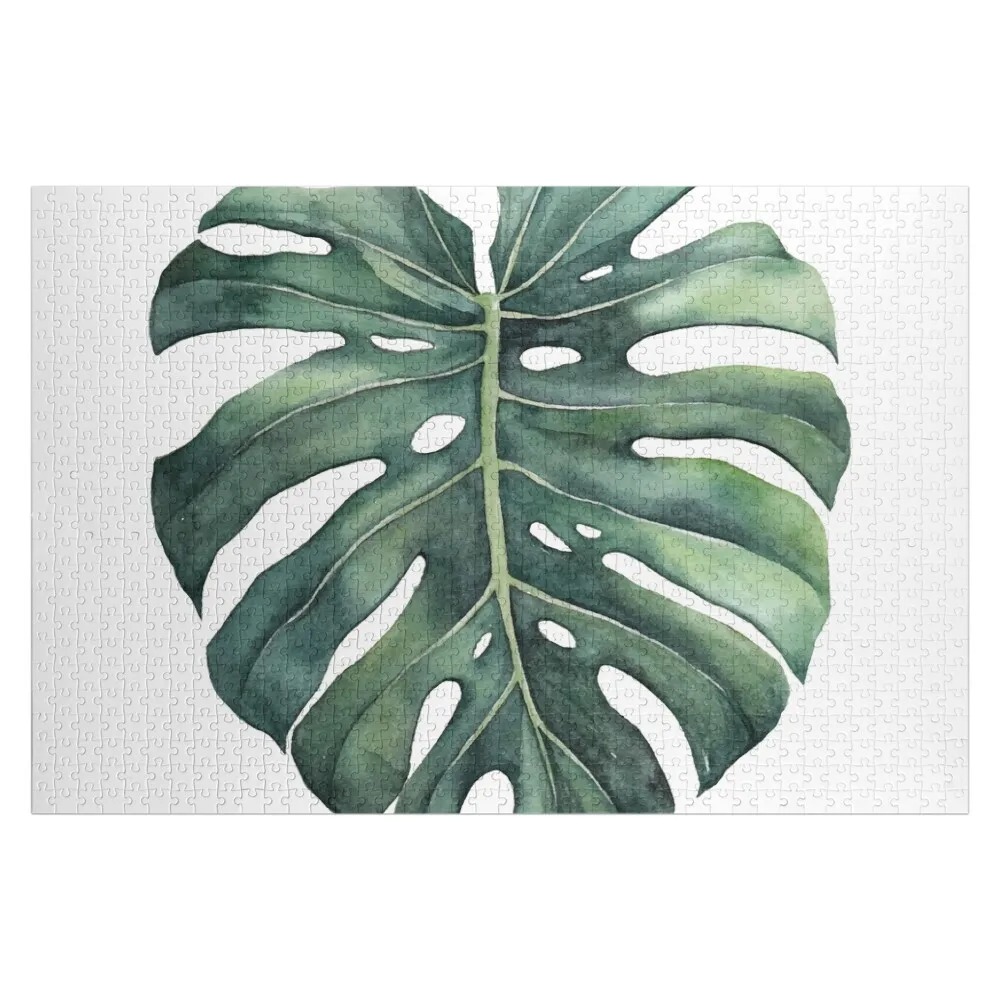 Monstera deliciosa leaf Jigsaw Puzzle Picture Custom Child Custom Kids Toy Photo Puzzle