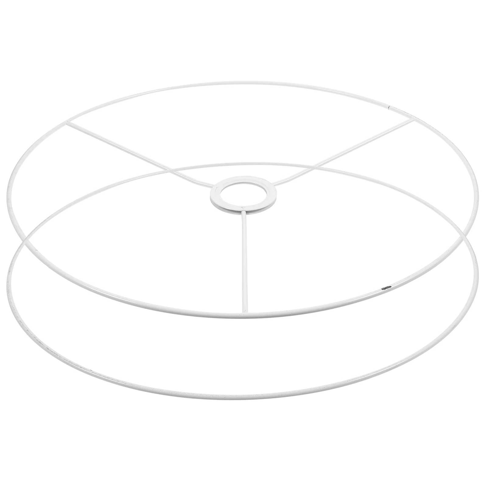 

1 Pair Vintage Metal Lampshade Frame Diy Ring Support E27 Base Pendant Light Chandelier Ceiling Lamp Frames Rustproof Durable