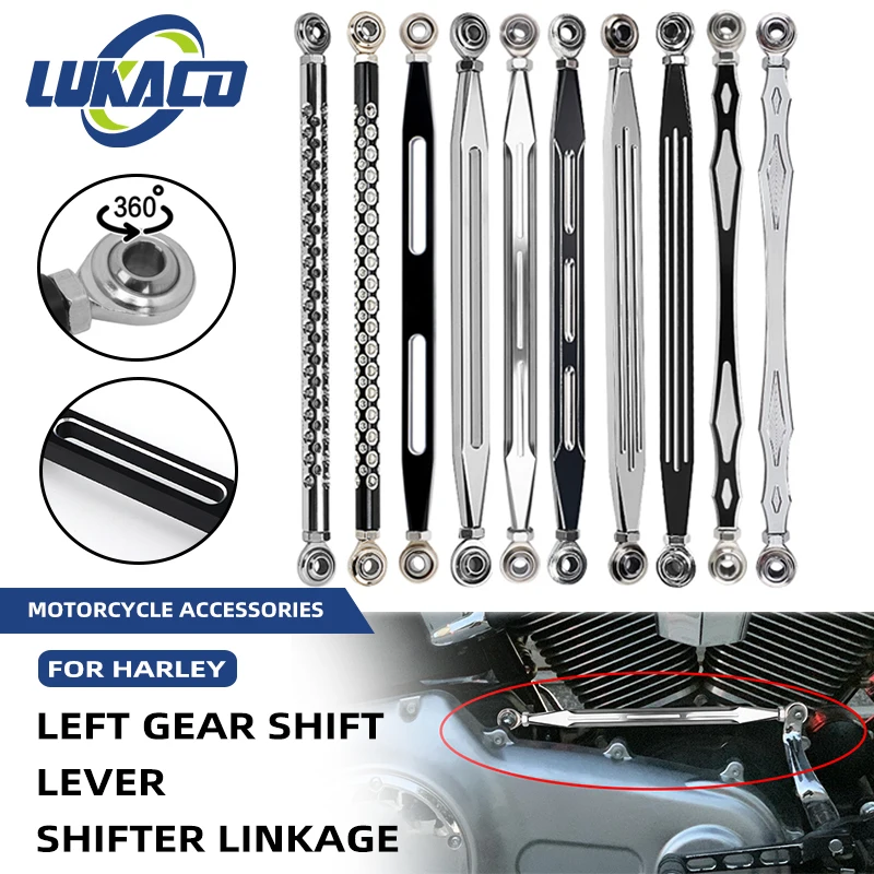 

Motorcycle Gear Shifter Link Rod Shift Linkage Lever For Harley Touring Electra Road Street Glide Road King Softail Dyna Fat Boy