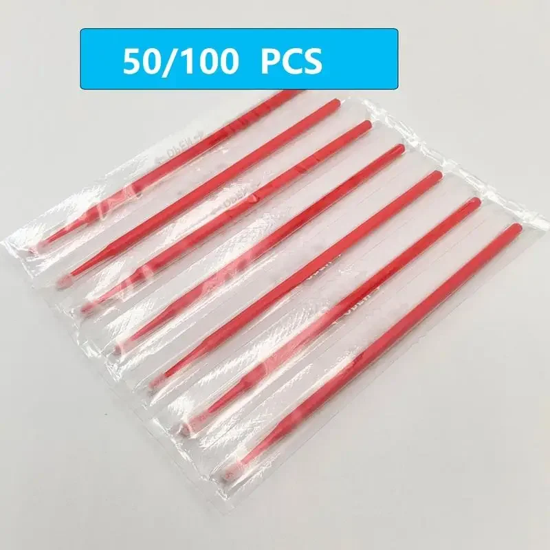 50/100 Pcs Disposable Micro Brush Lash Removing Swab Microbrush Mascara Wands Applicator Eyelash Extension Makeup Brushes Tools
