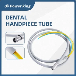 4Hole Dental Cable Tube 316 Stainless Steel Joint Pipe Hose High Quality Detachable for Handpiece Ultrasonic Scaler Dentistry