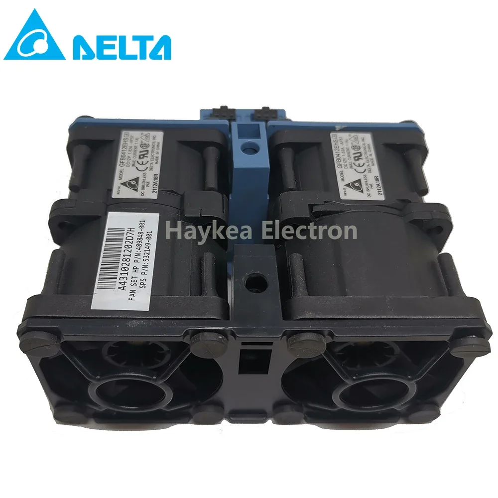 for delta GFB0412EHS Server Fan FOR HP DL360 G6 360 G7 DC 12V 1.82A P/N:489848-001 SPS P/N:532149-001 - Image 4