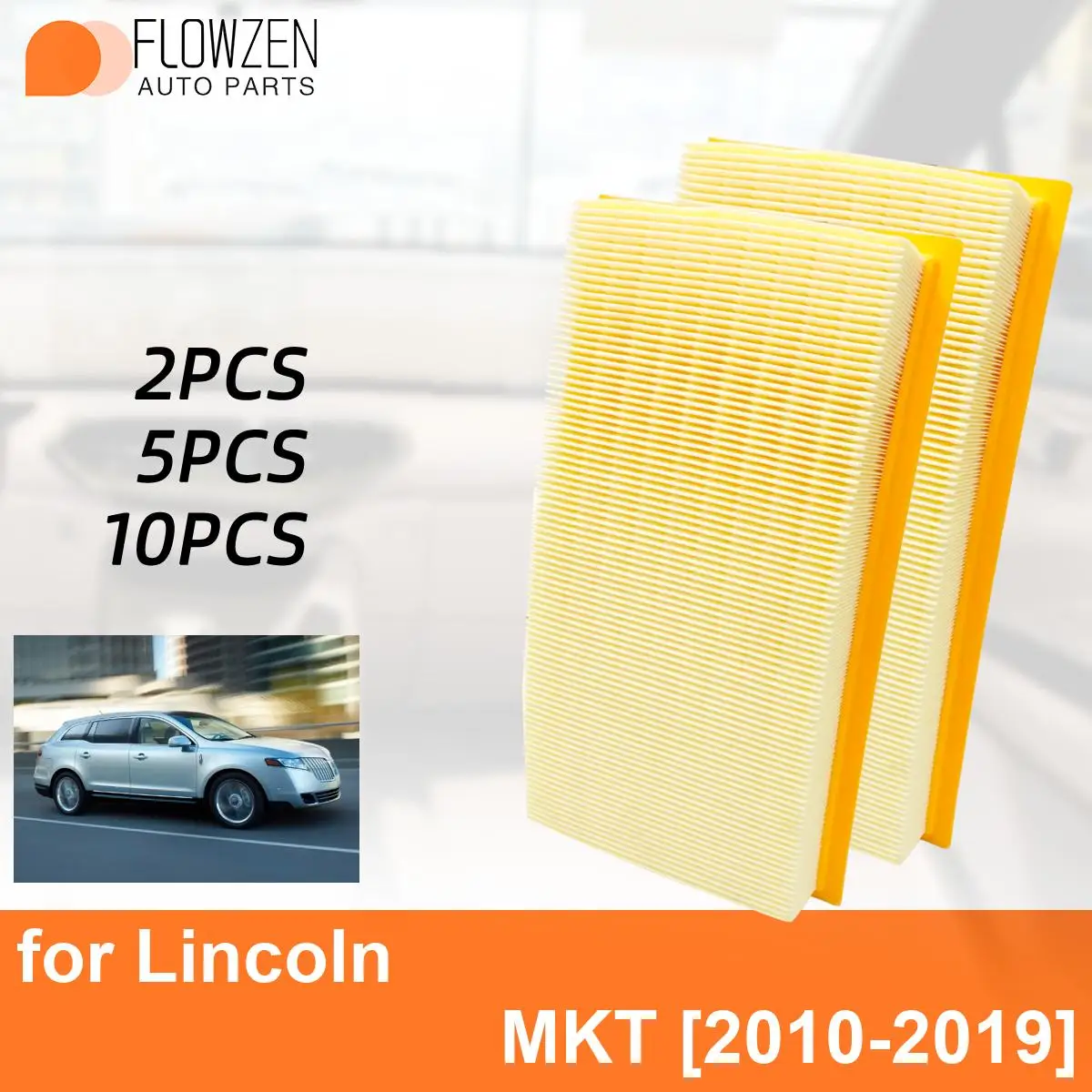 Car Cabin Air Filter for Lincoln MKT 2010-2019 Auto Filters Carbon Fiber CA10242 7T4Z-9601-A CY01-13-Z40A