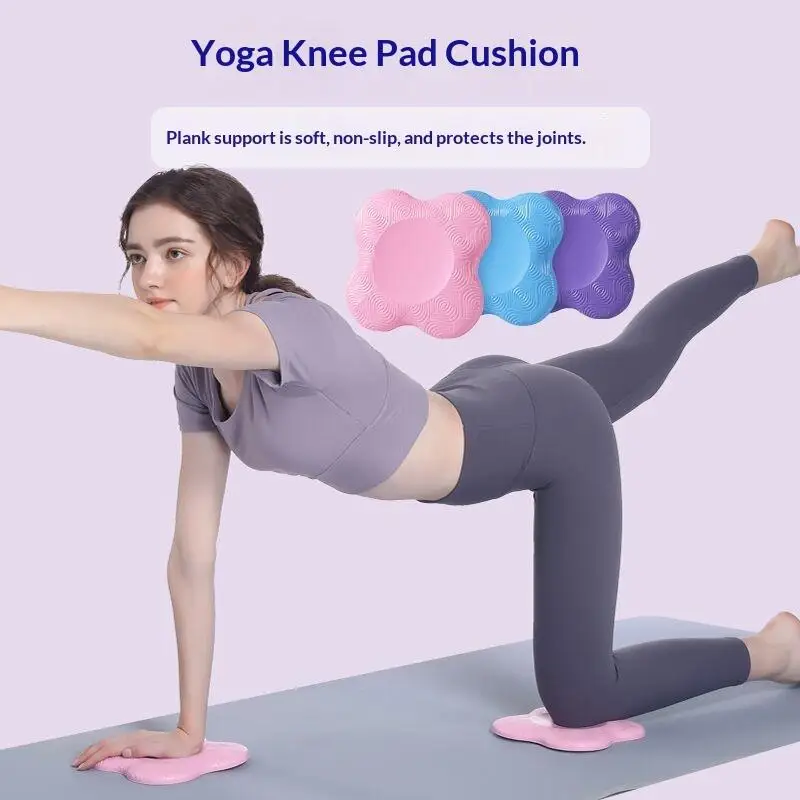 Thick Shock Absorption Yoga Knee Pad Soft Non-Slip Joint Support Cushion for Pilates Plank Exercise
