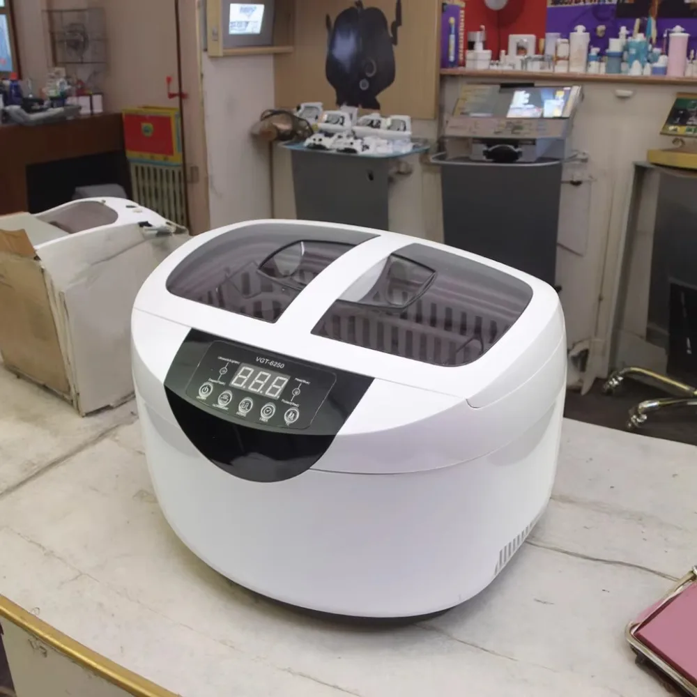 Professional 2.5 Large Capacity Timed Ultrasonic Cleaning Machine for Nail and Beauty Salon Use