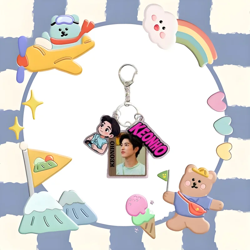 KPOP New CORTIS Men's Team Martin Gold Master Training An Qiangao Star حقيبة الظهر إكسسوارات سلسلة مفاتيح هدية الكريسماس #3